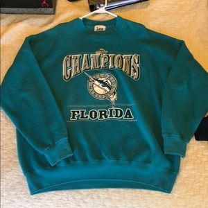 Lee XXL (~ XL) Marlins 1997 World Series Crewneck
